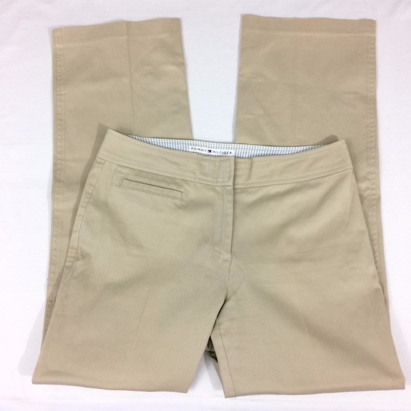 Tommy Hilfiger Y2K Khaki Stretch Casual Pants - Picture 6 of 7